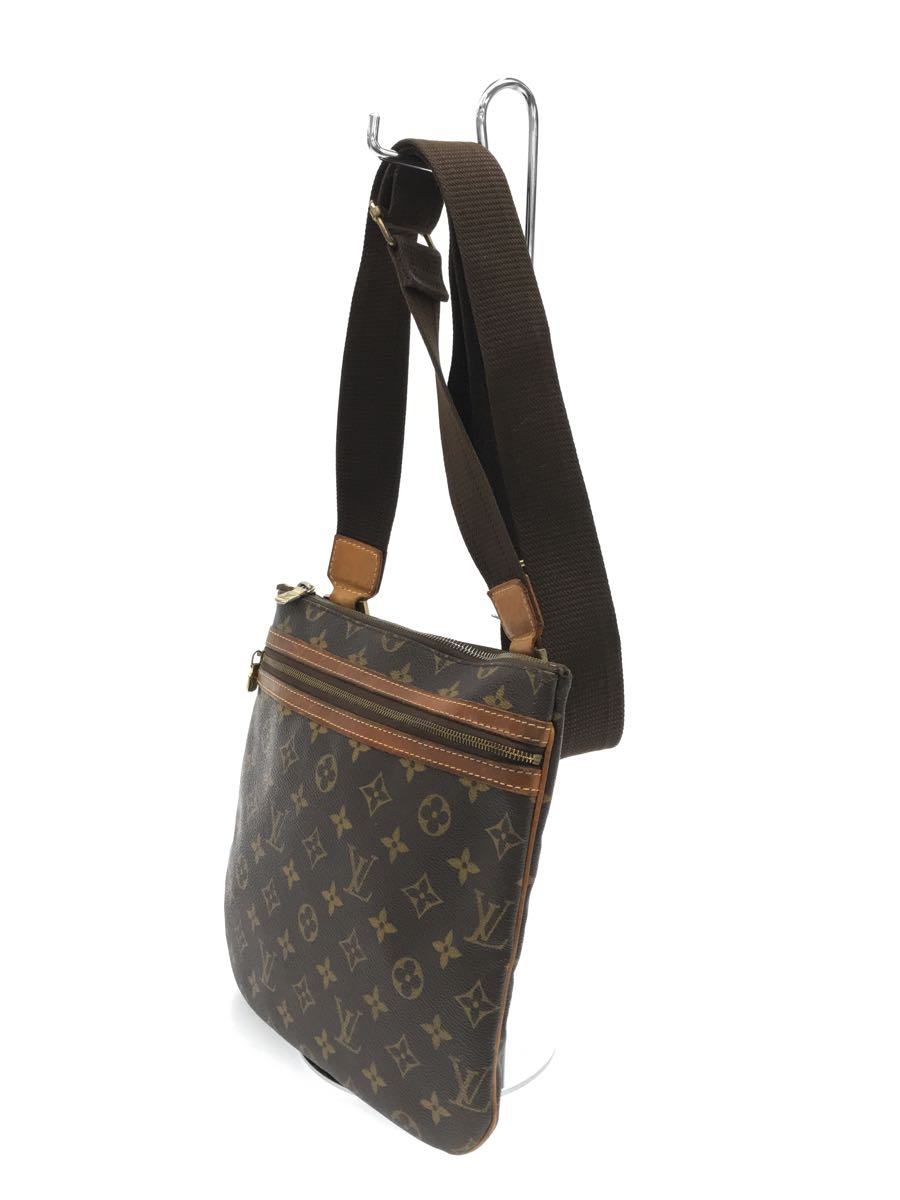 LOUIS VUITTON◆ポシェット・ボスフォール_モノグラム_BRW/PVC/BRW