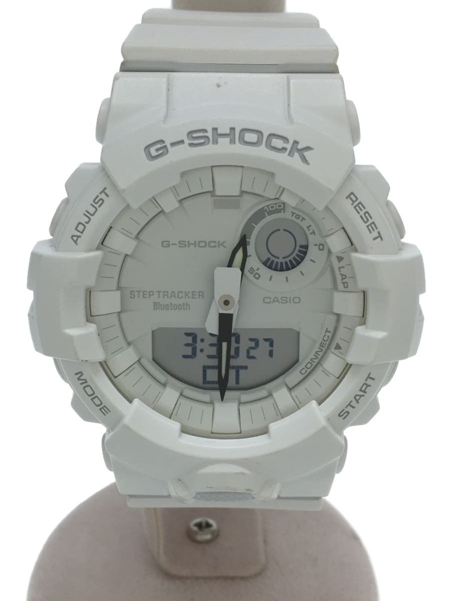 最新デザインの CASIO◇クォーツ腕時計・G-SHOCK/デジアナ/ラバー/WHT