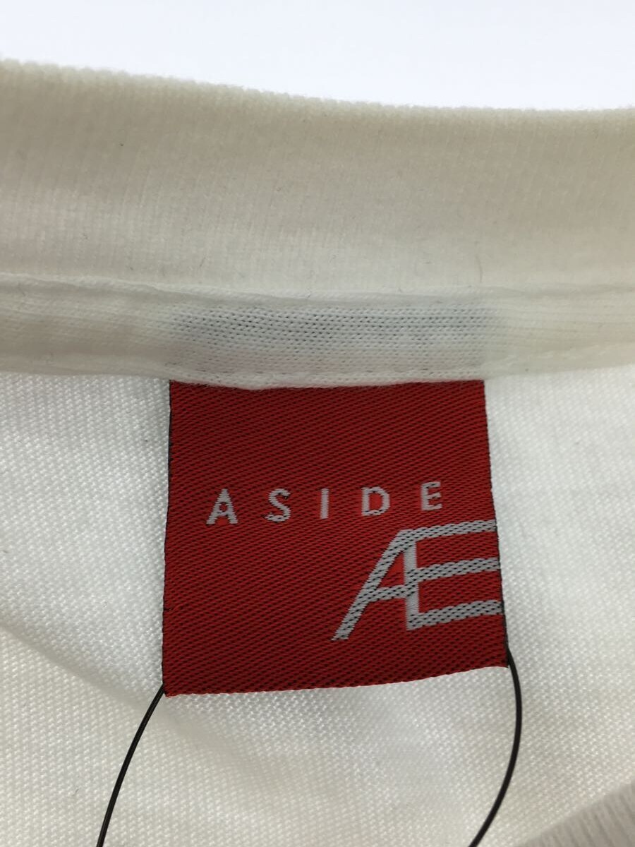 ASIDE/Tシャツ/M/コットン/WHT_画像3