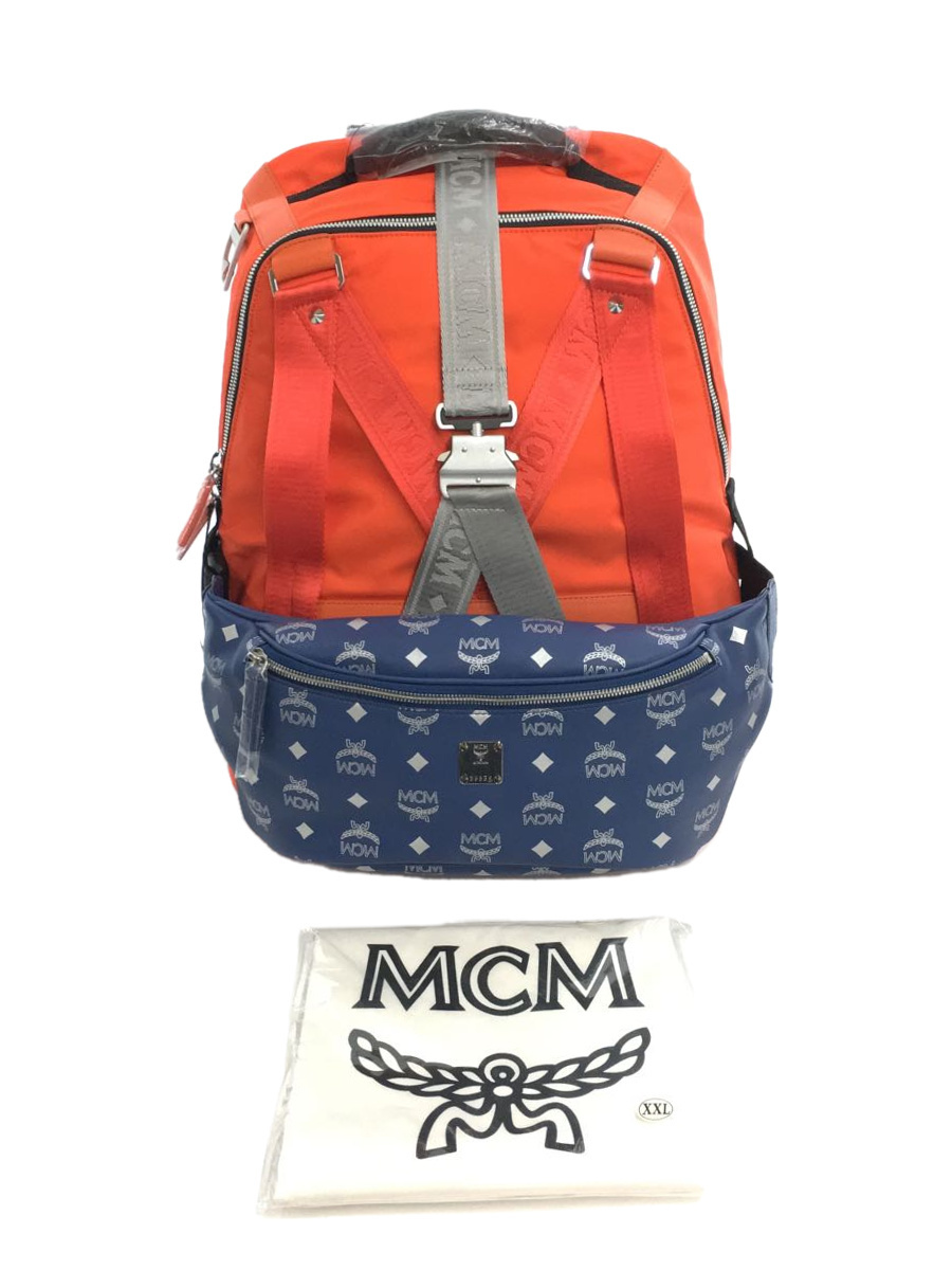 MCM◆Jemison backpack And Belt Bag/リュック/PVC/ORN/8809630639343