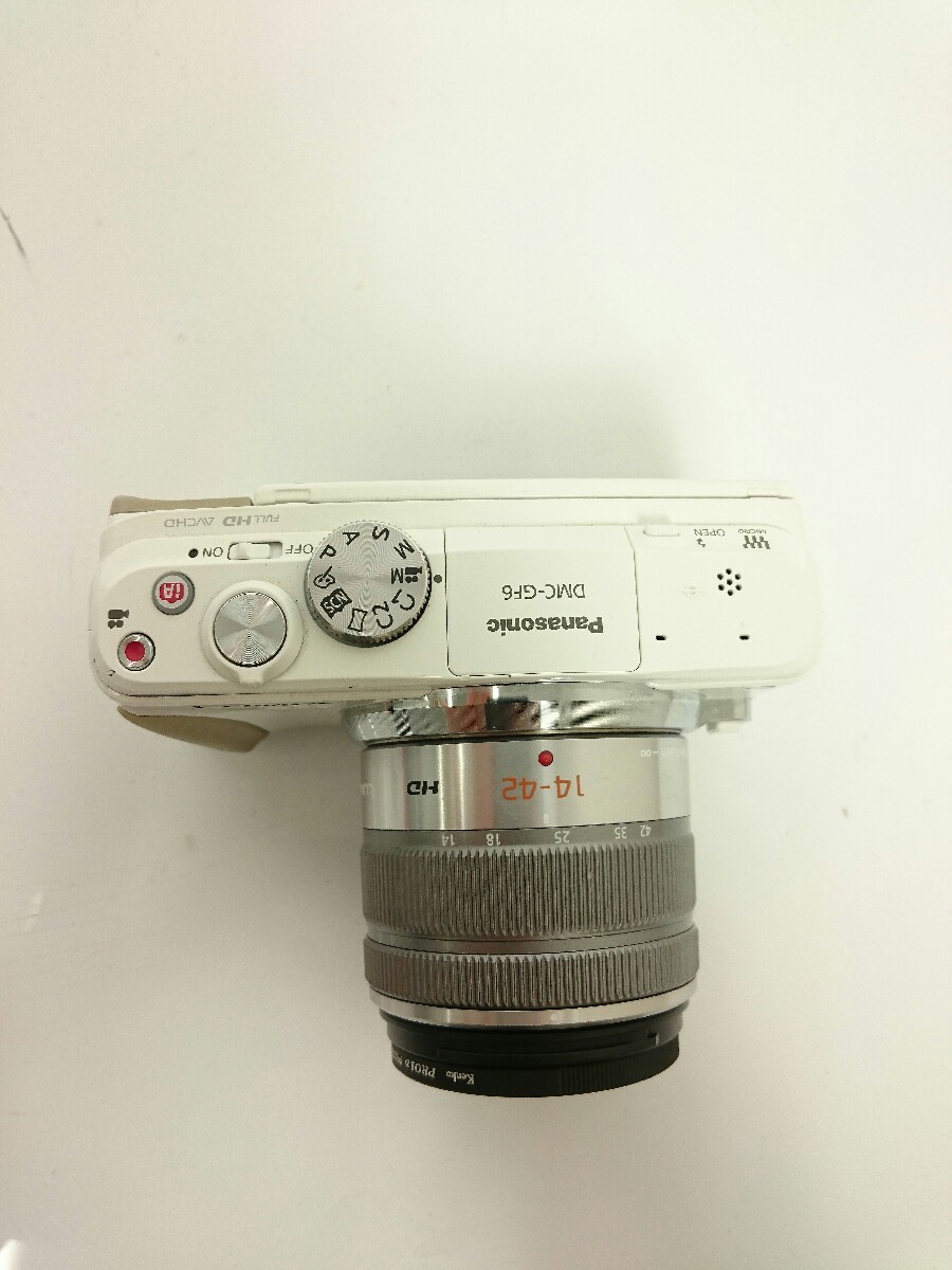 Panasonic◆デジタル一眼カメラ LUMIX DMC-GF6X-W 電動ズームレンズキット [ホワイト]_画像3