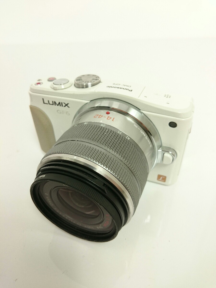 売れ筋ランキングも Panasonic◆デジタル一眼カメラ LUMIX [ホワイト] 電動ズームレンズキット DMC-GF6X-W パナソニック