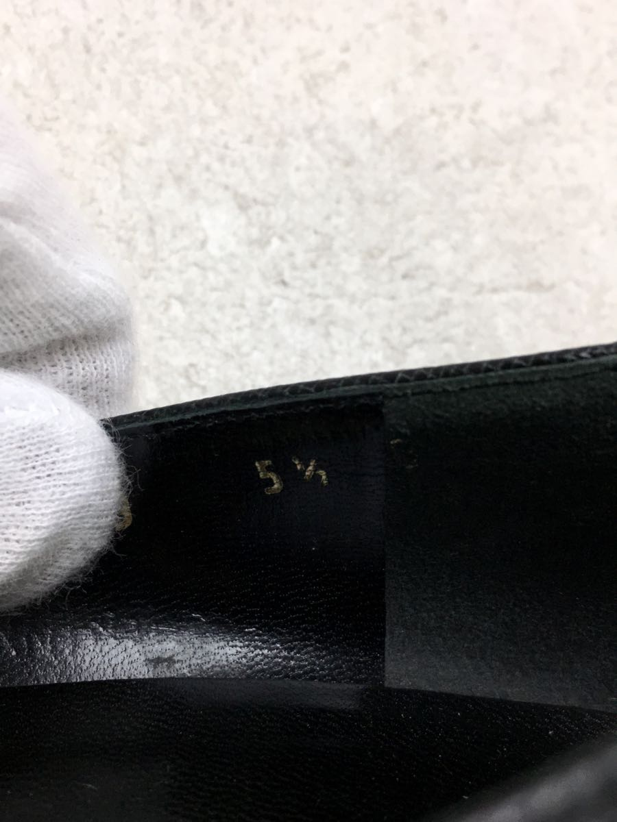 Salvatore Ferragamo◆パンプス/UK5.5/BLK/レザー_画像5