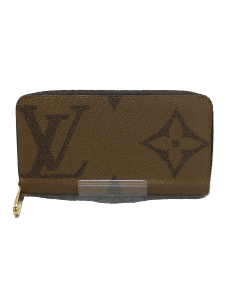 LOUIS VUITTON◆ラウンドファスナー長財布/-/BEG/M69353/モノグラム・ジャイアント・ジッピーウォレット