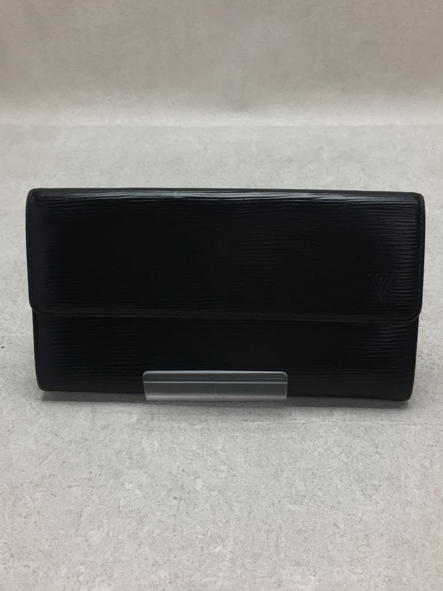 最低価格の LOUIS VUITTON◆長財布/レザー/BLK 長財布(小銭入れあり) 最低価格の LOUIS VUITTON◆長財布/レザー/BLK 長財布(小銭入れあり)