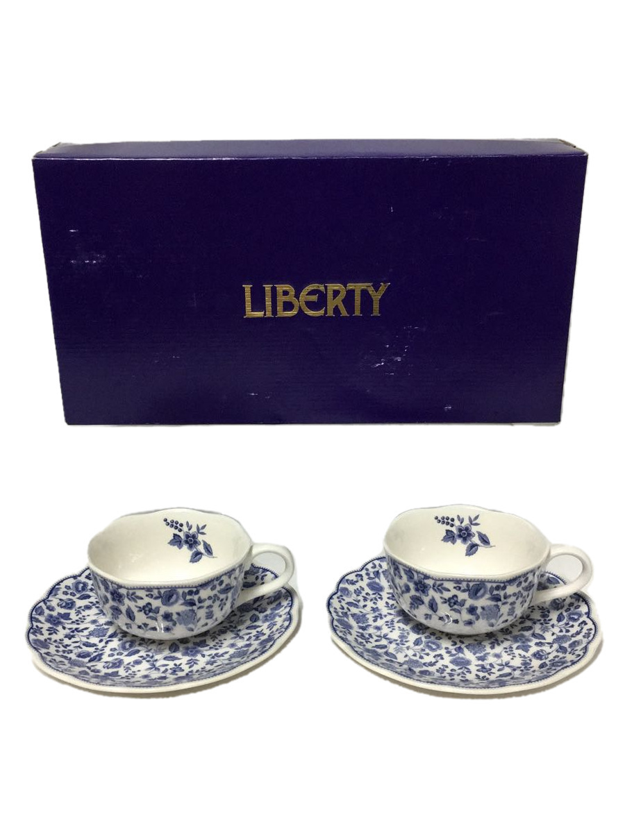 LIBERTY◆カップ&ソーサー/2点セット/LIBERTY リバティ_画像1