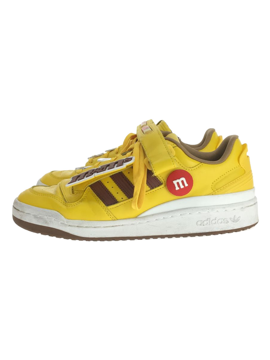 adidas◆×m&m s/ローカットスニーカー/26.5cm/イエロー/GY1179/エムアンドエムズ/Forum Low/