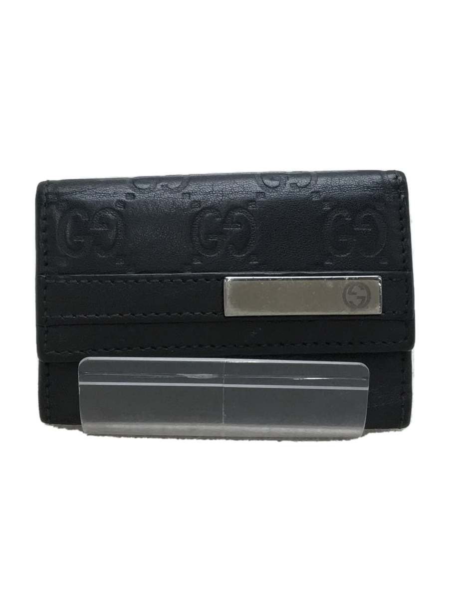 開店記念セール!】 GUCCI◇キーケース_GGプラス/レザー/BLK キー