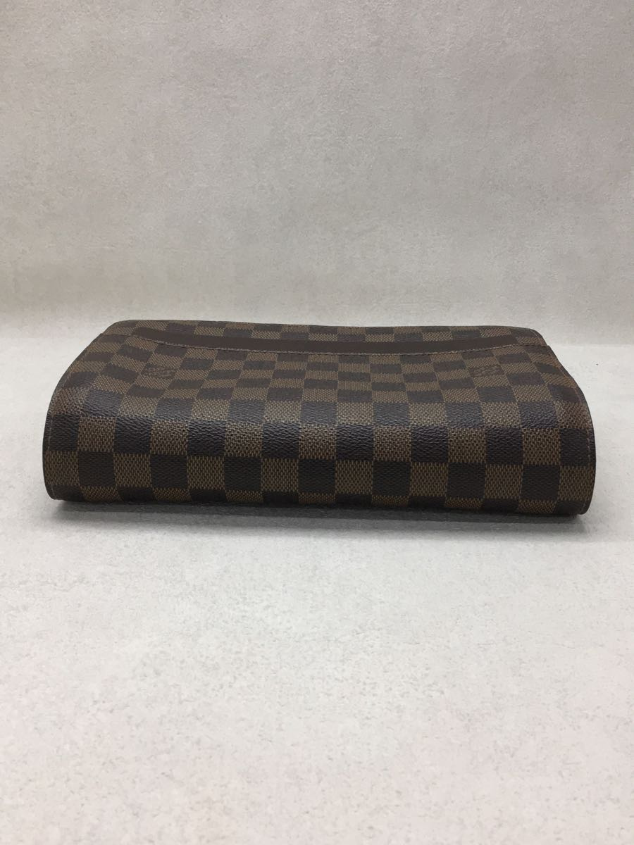 LOUIS VUITTON◆サンルイ_ダミエ・エベヌ_BRW/PVC/BRW/FL0095/NL0095/ルイヴィトン_画像5