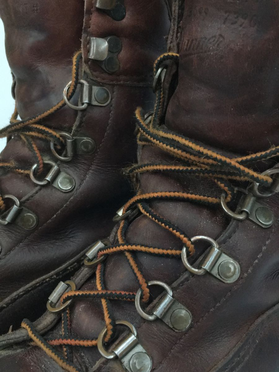 Danner◆レースアップブーツ/US7.5/BRW/レザー/8499_画像8