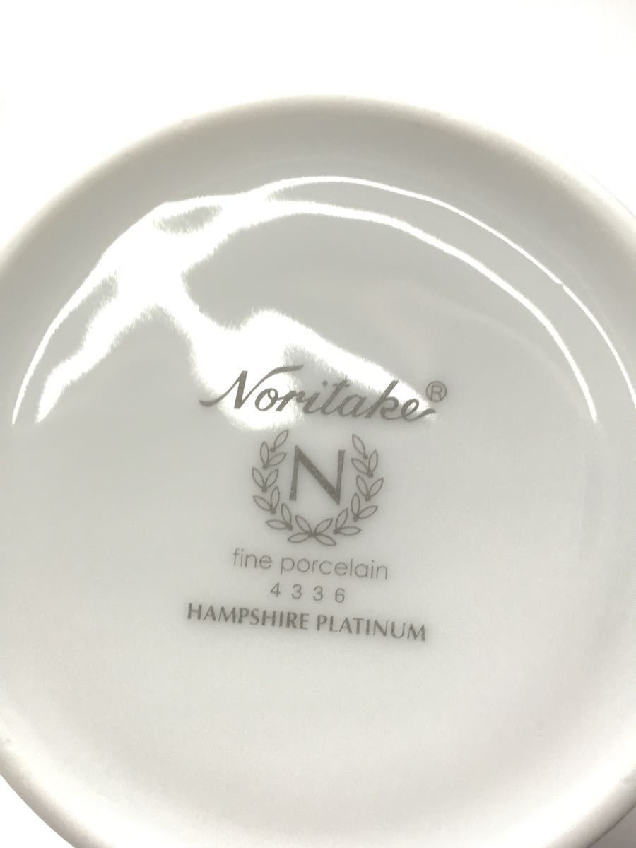 Noritake* mug 310cc Hamp car - Gold & platinum 4335/ accent plate 4336