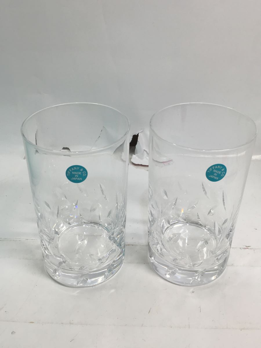 TIFFANY&Co.◆ティファニー/ペアグラス/タンブラー/2点セット/CLR/中古_画像2