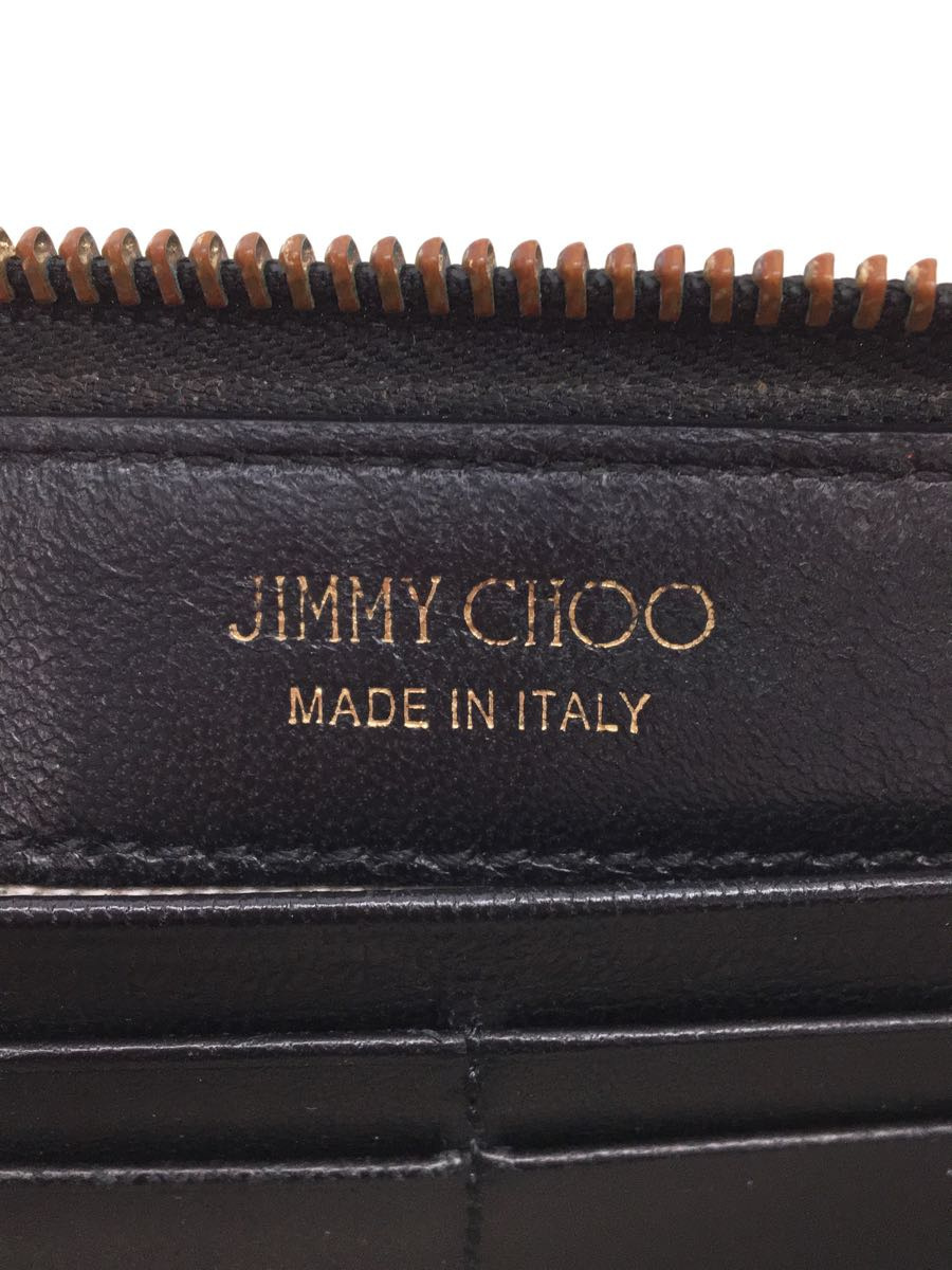 JIMMY CHOO◆長財布/-/BLK/レディース_画像3