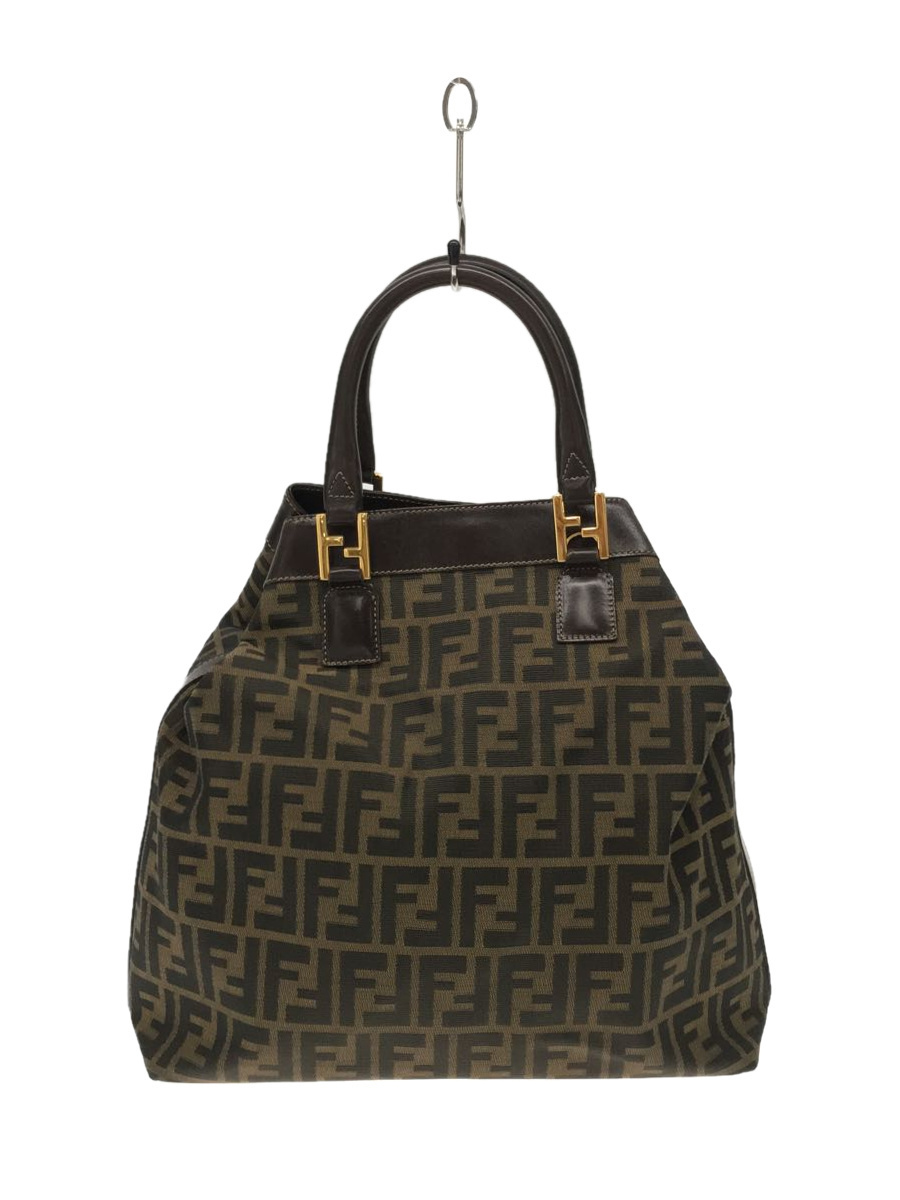 驚きの価格が実現! FENDI◇ハンドバッグ/PVC/CML/総柄/ズッカ