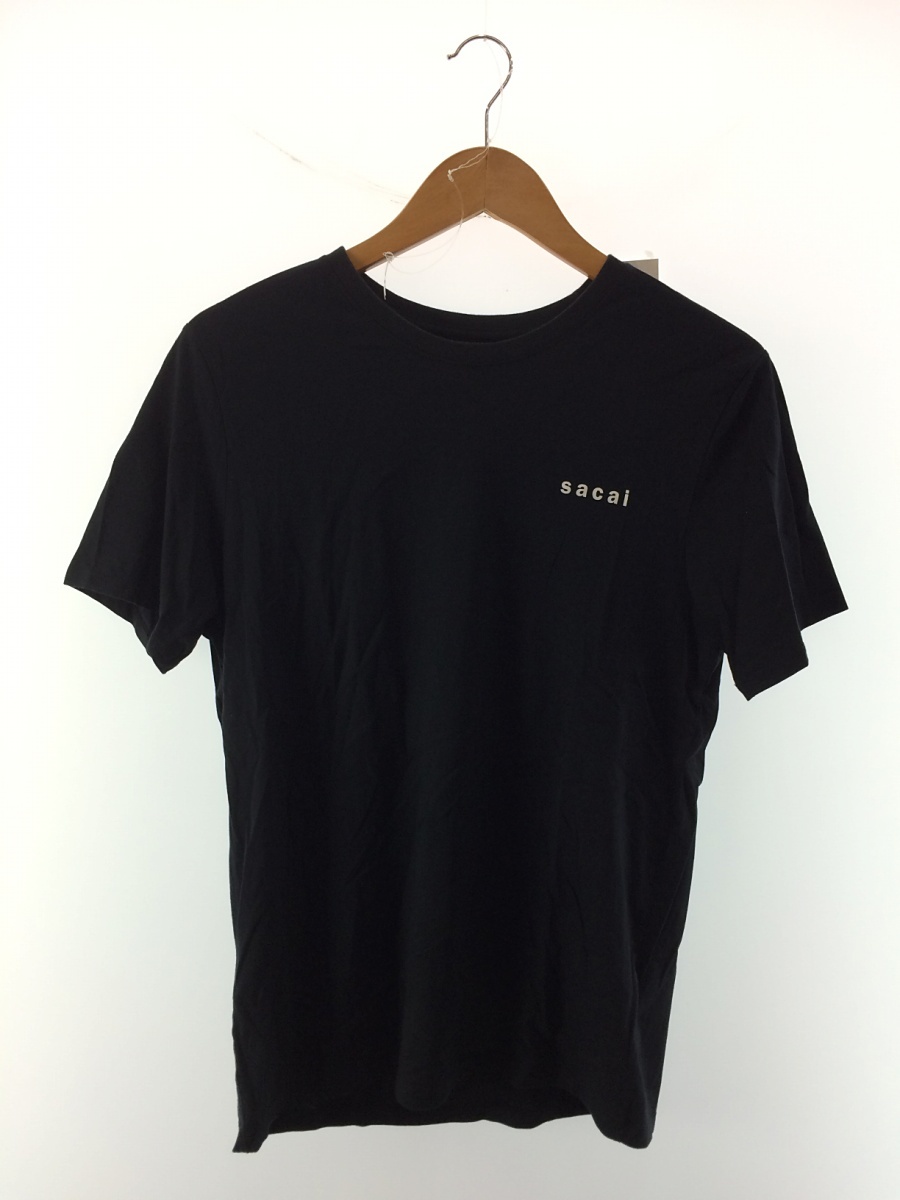 sacai◆20SS/Customized T-Shirt/Tシャツ/2/コットン/BLK/20-0165S