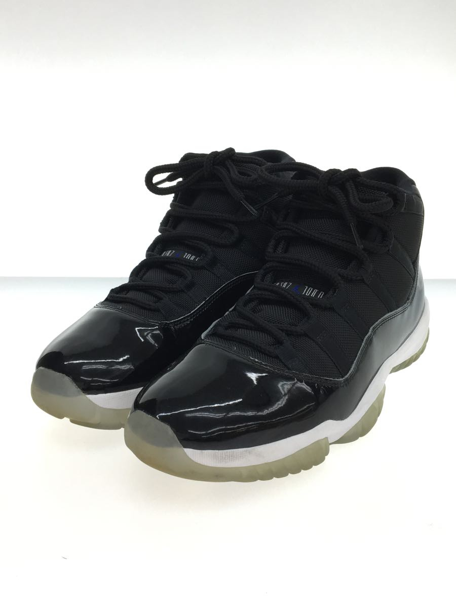 NIKE◆AIR JORDAN 11 RETRO/エアジョーダンレトロ/ブラック/378037-003/28.5cm/BLK