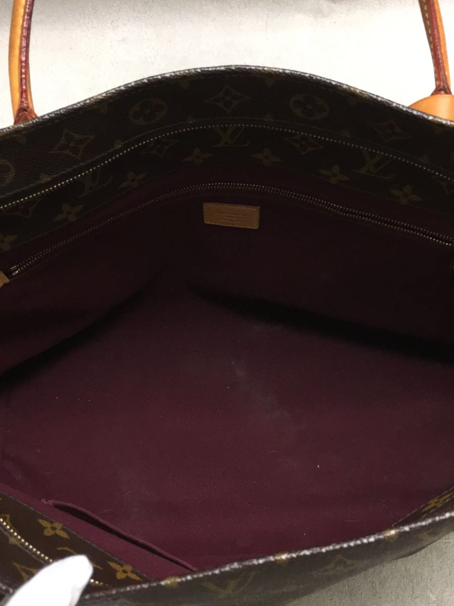 LOUIS VUITTON◇ラスパイユMM_モノグラムキャンバス/PVC/BRW/持ち手