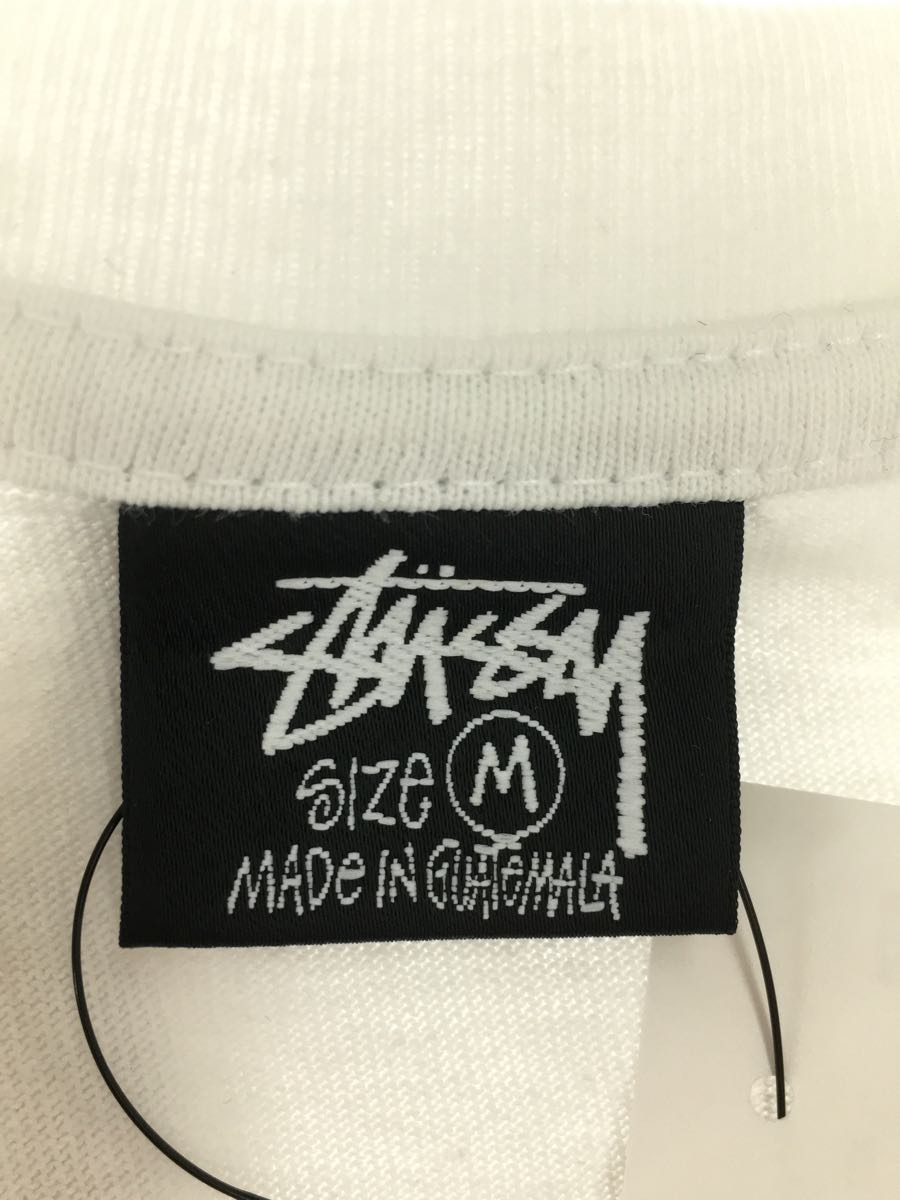 STUSSY◆STUSSY & CACTUS INTERNATIONAL/Tシャツ/M/コットン/白の画像3