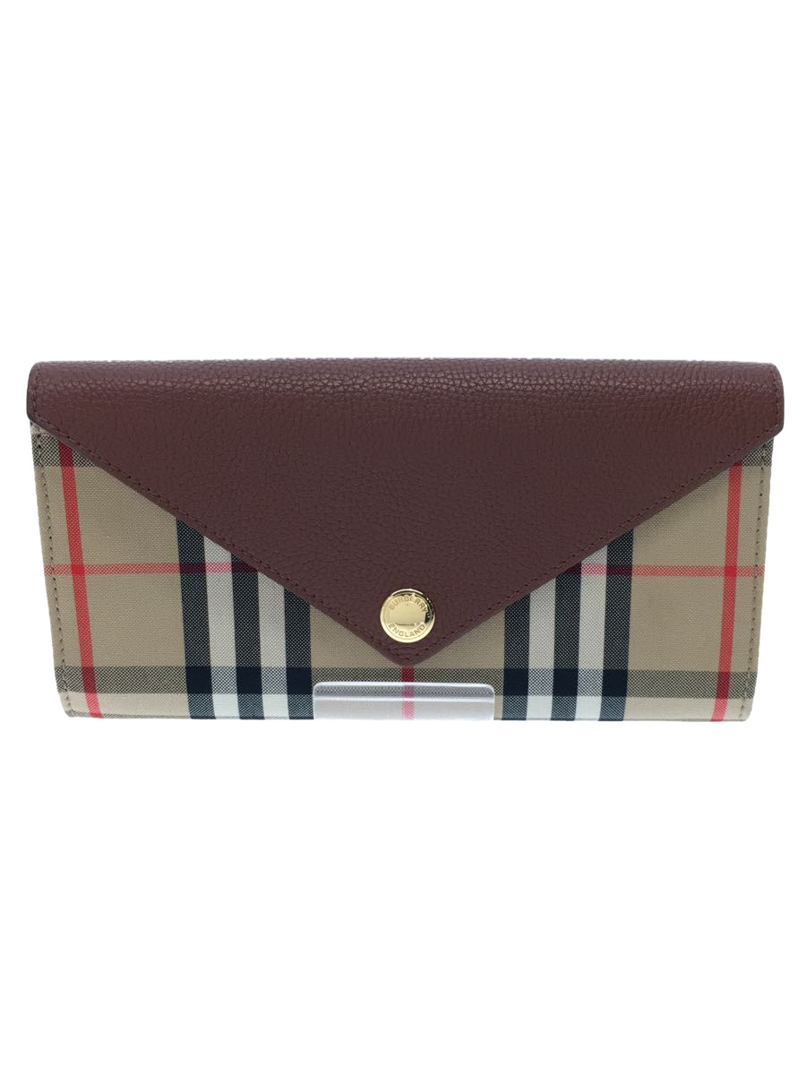 BURBERRY◇長財布/-/BRW/チェック/ヴィンテージチェック
