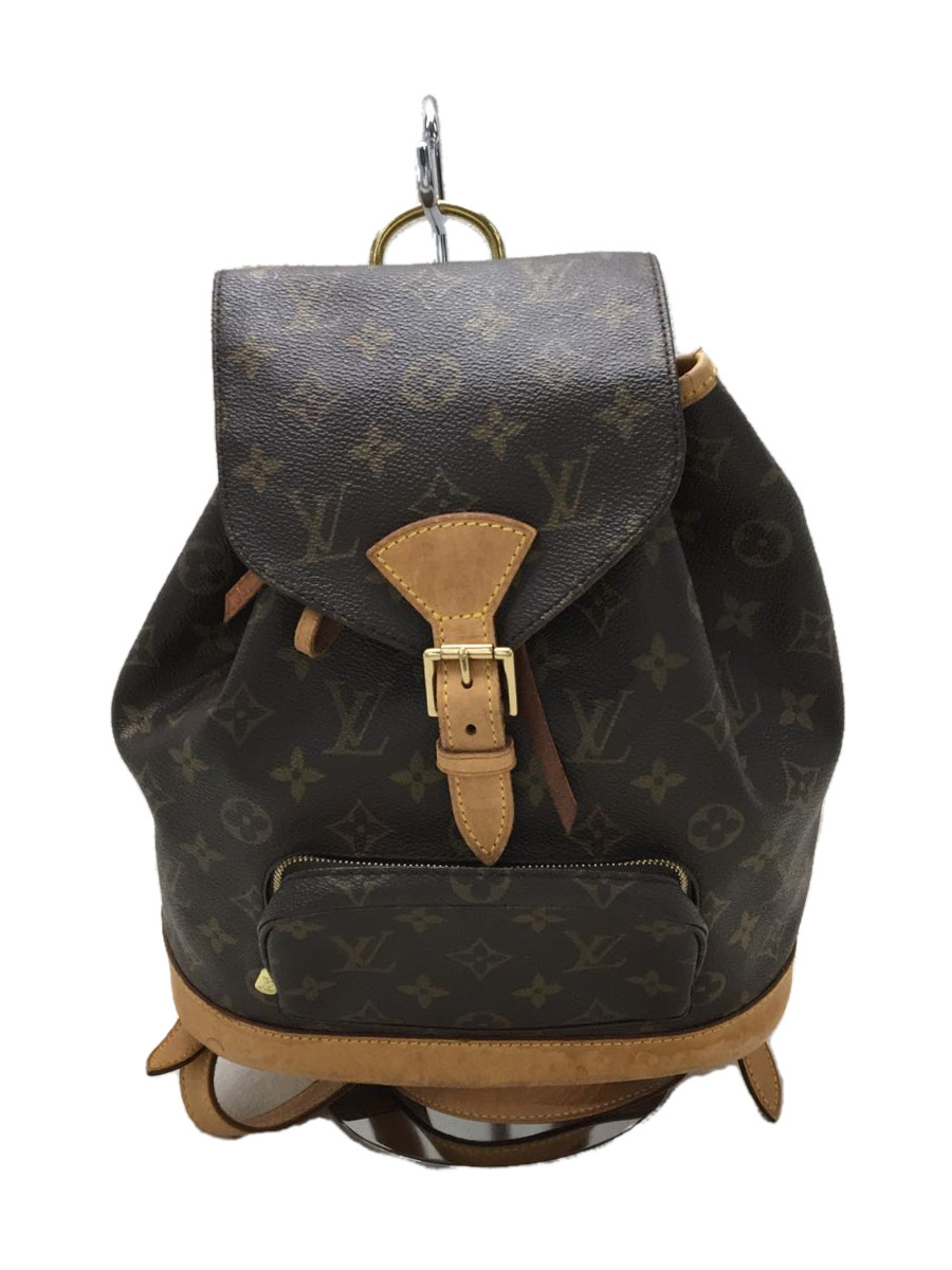 LOUIS VUITTON◇モンスリMM_モノグラム_BRW/リュック/PVC/ブラウン/M51136/ルイヴィトン www.france-kebab-restauration.com