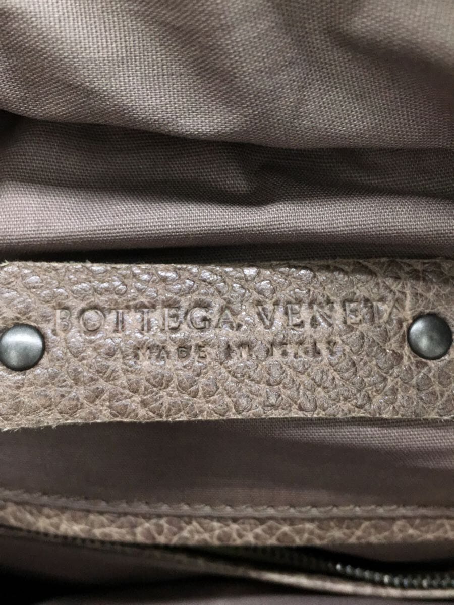 BOTTEGA VENETA◆ショルダーバッグ/レザー/BRW