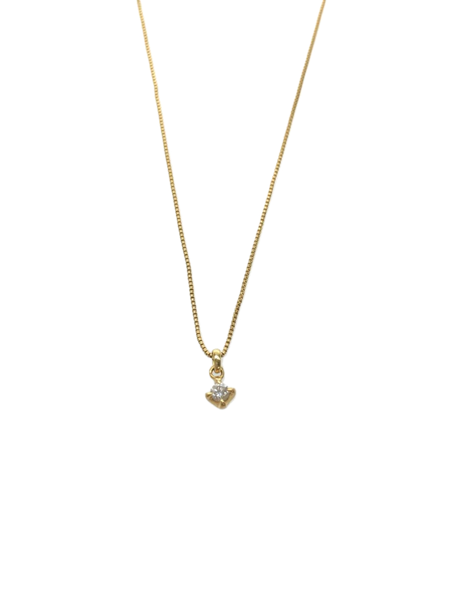 日本初の agete◇K18ネックレス/-/GLD/トップ有/レディース ウォレット