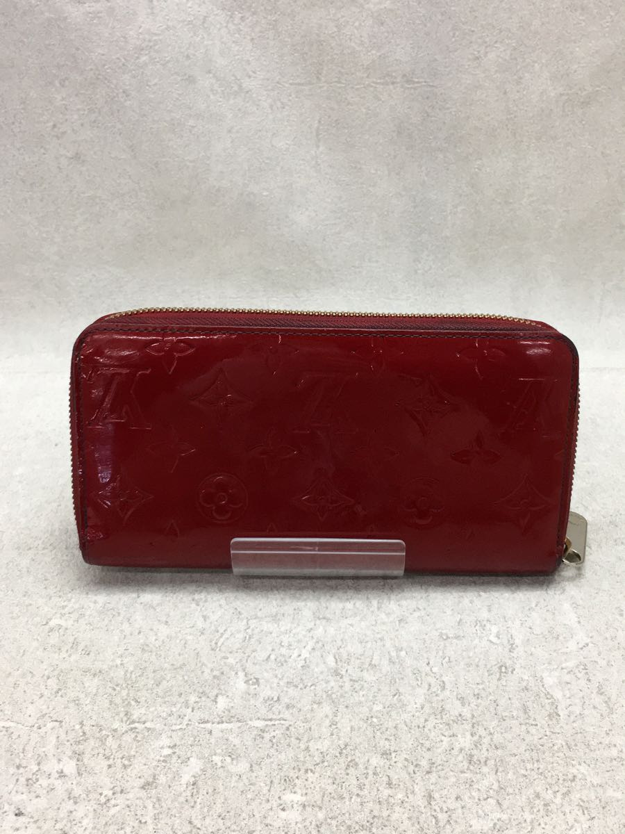 LOUIS VUITTON◇ジッピー・ウォレット_モノグラム・ヴェルニ_RED
