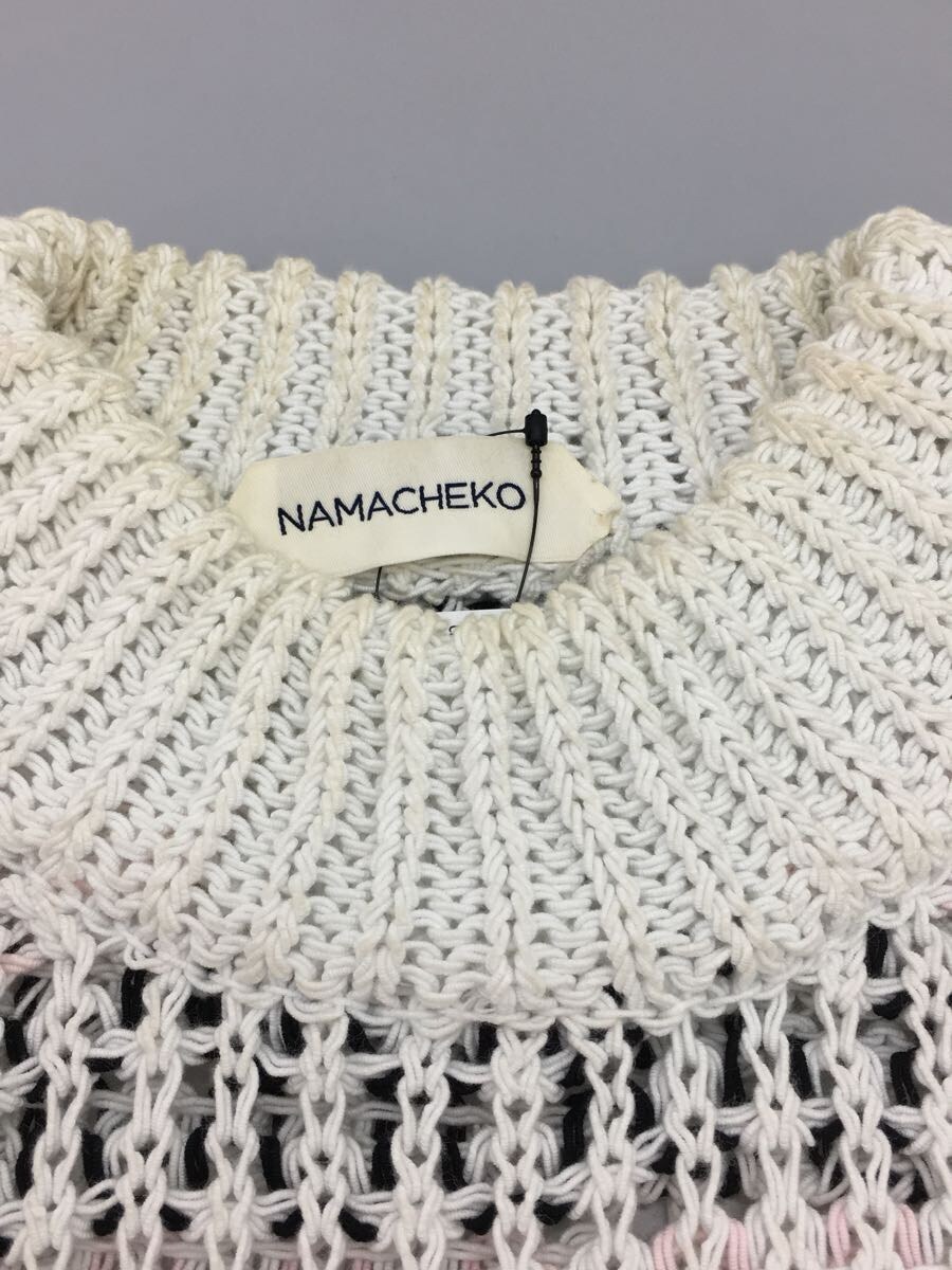 3年保証』 NAMACHEKO◇zirek long COTTON/セーター/S knit/オープン