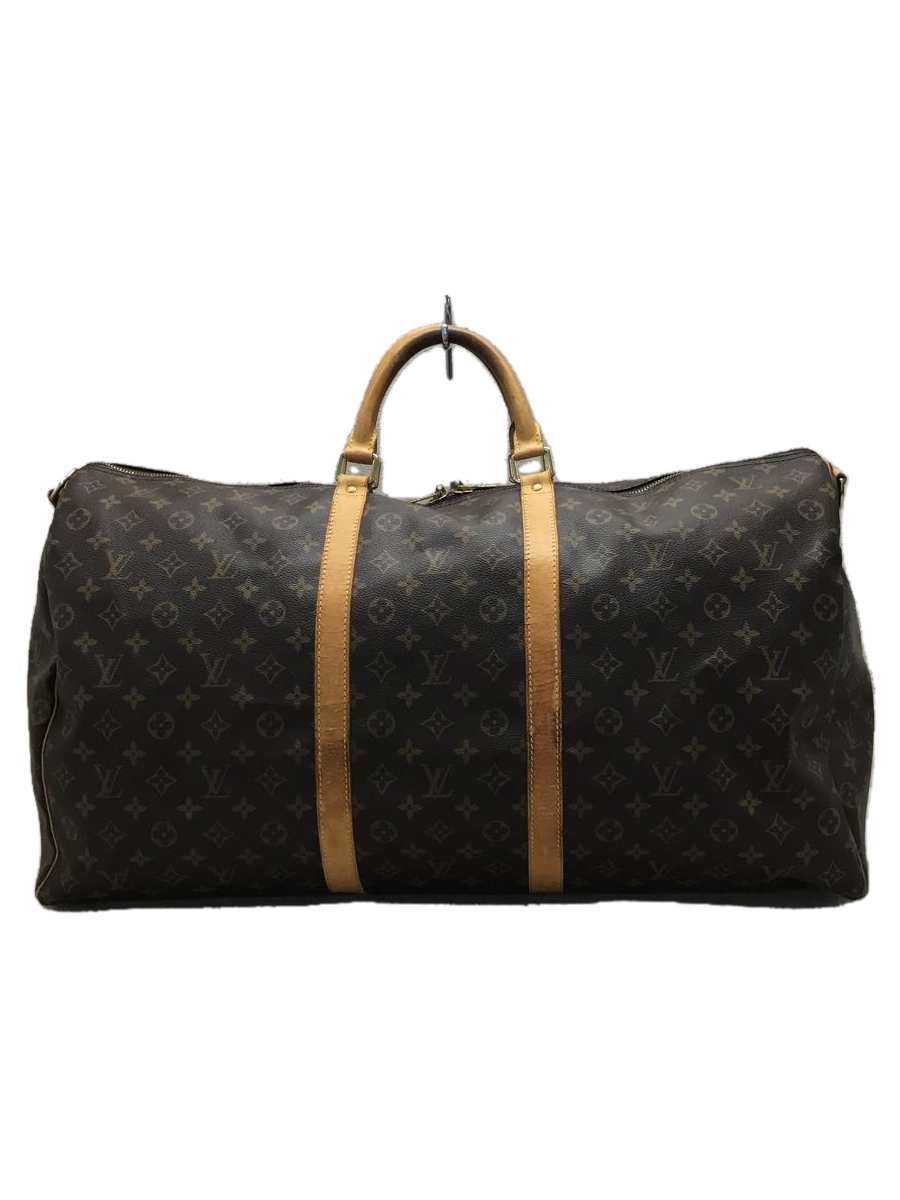 LOUIS VUITTON◆M41412/キーポル・バンドリエール60_モノグラム_BRW/PVC/BRW_画像1