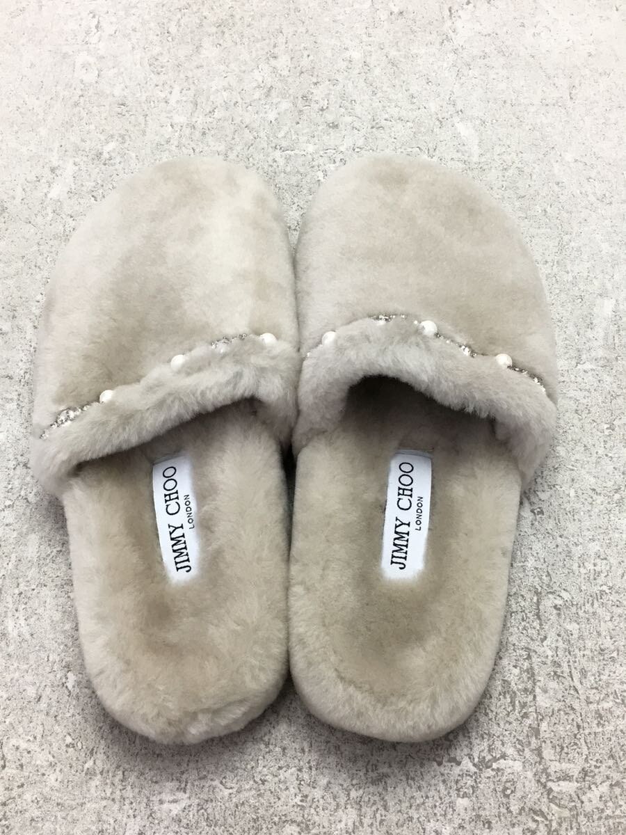 JIMMY CHOO◇ALIETTIE FLAT/サンダル/36/BEG/ジミーチュウ//スリッパ