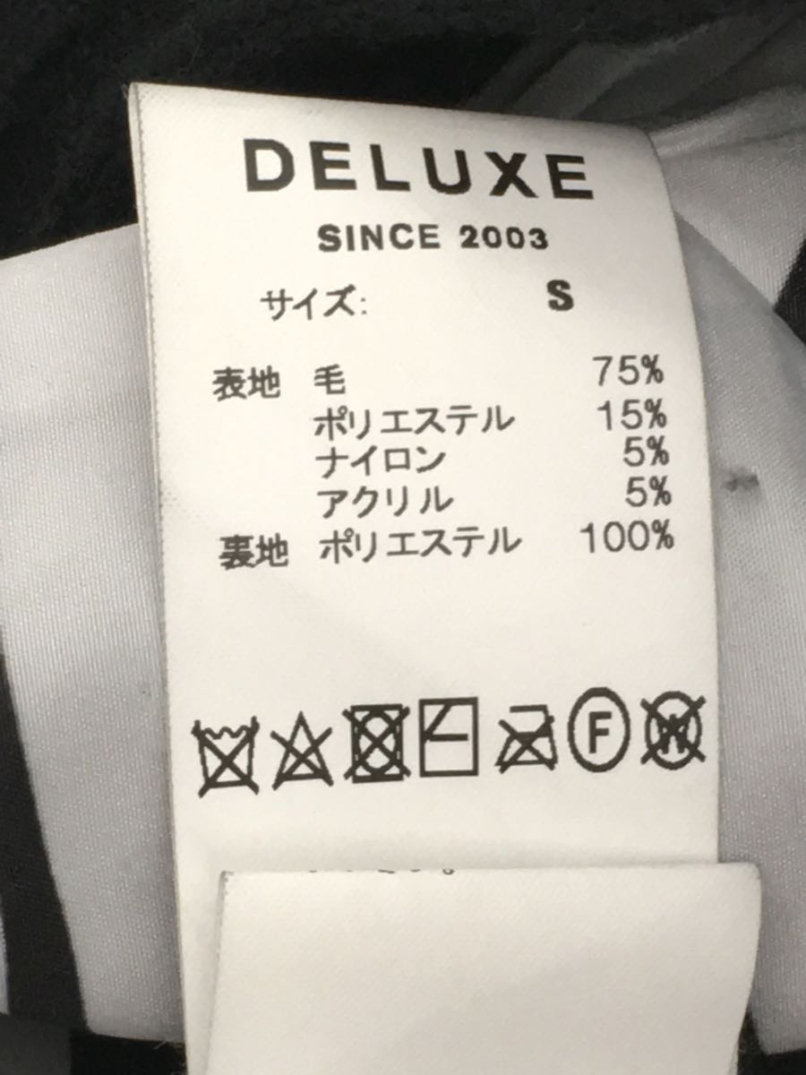 DELUXE(Deluxe Clothing)◆19AW/NEW WAVE/テーラードジャケット/36/ウール/BLK/19AD5260_画像4