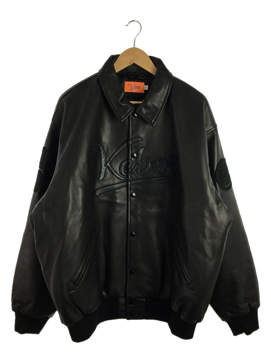 送料＆加工料込 KEBOZ LEATHER VARSITY JACKET | www.tegdarco.com