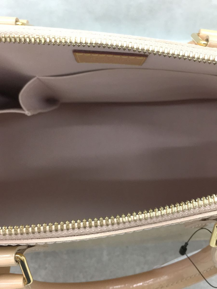 LOUIS VUITTON◇アルマPM_モノグラム・ヴェルニ_BEG/エナメル/BEG/総柄