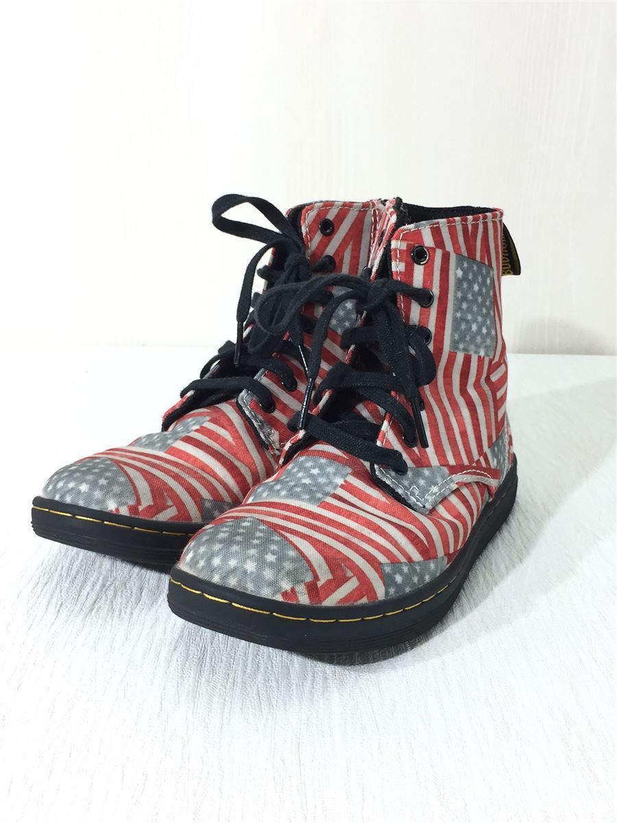 Dr.Martens◆ドクターマーチン/キッズ靴/20cm/スニーカー/コットン/RED_画像1