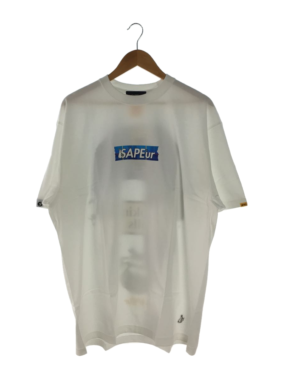 A Elegantes SAPEur◆Tシャツ/XL/コットン/WHT/プリント/FRC2002/×FR2