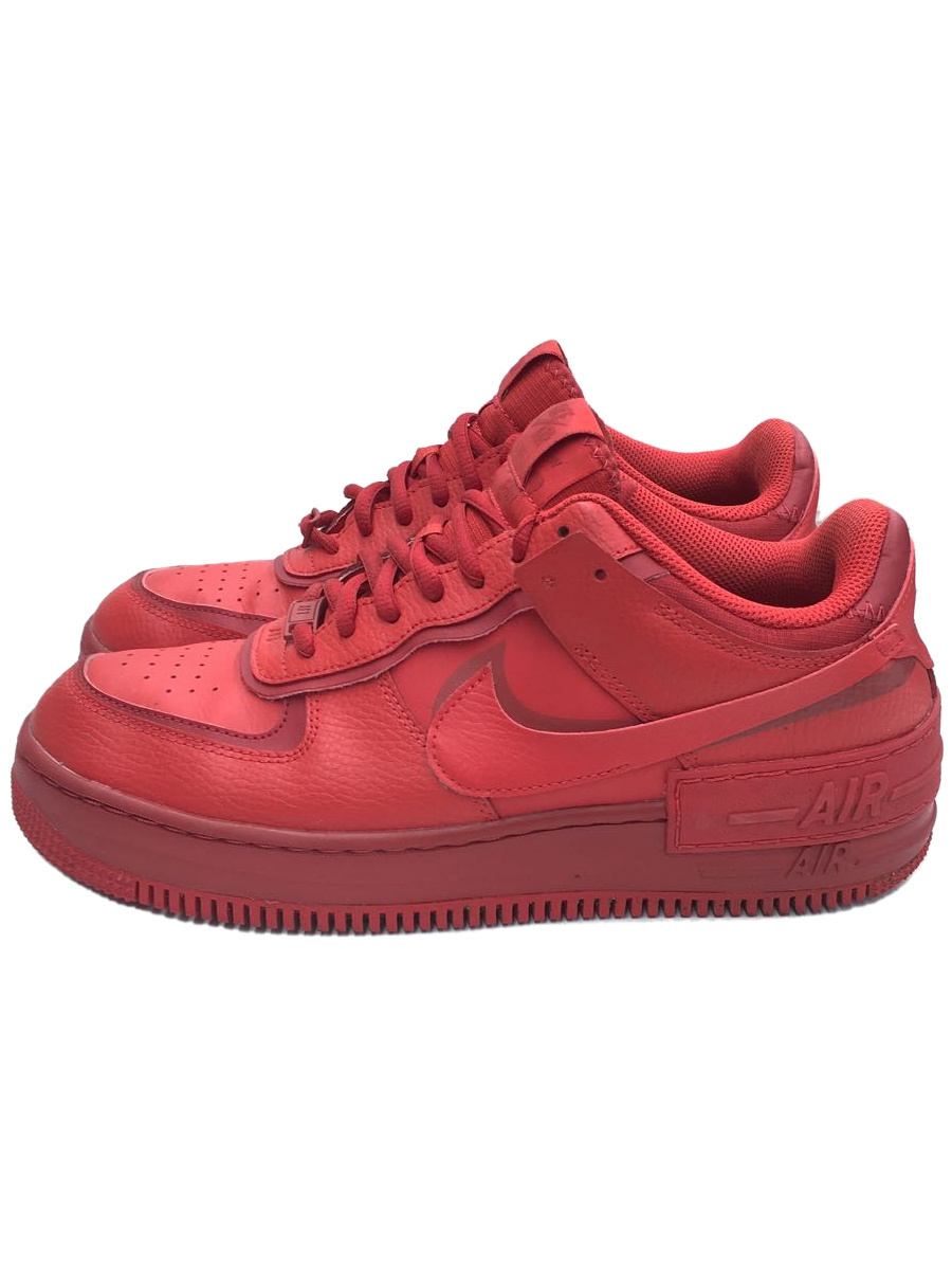 NIKE◆AIR FORCE 1 SHADOW/27cm/RED_画像1