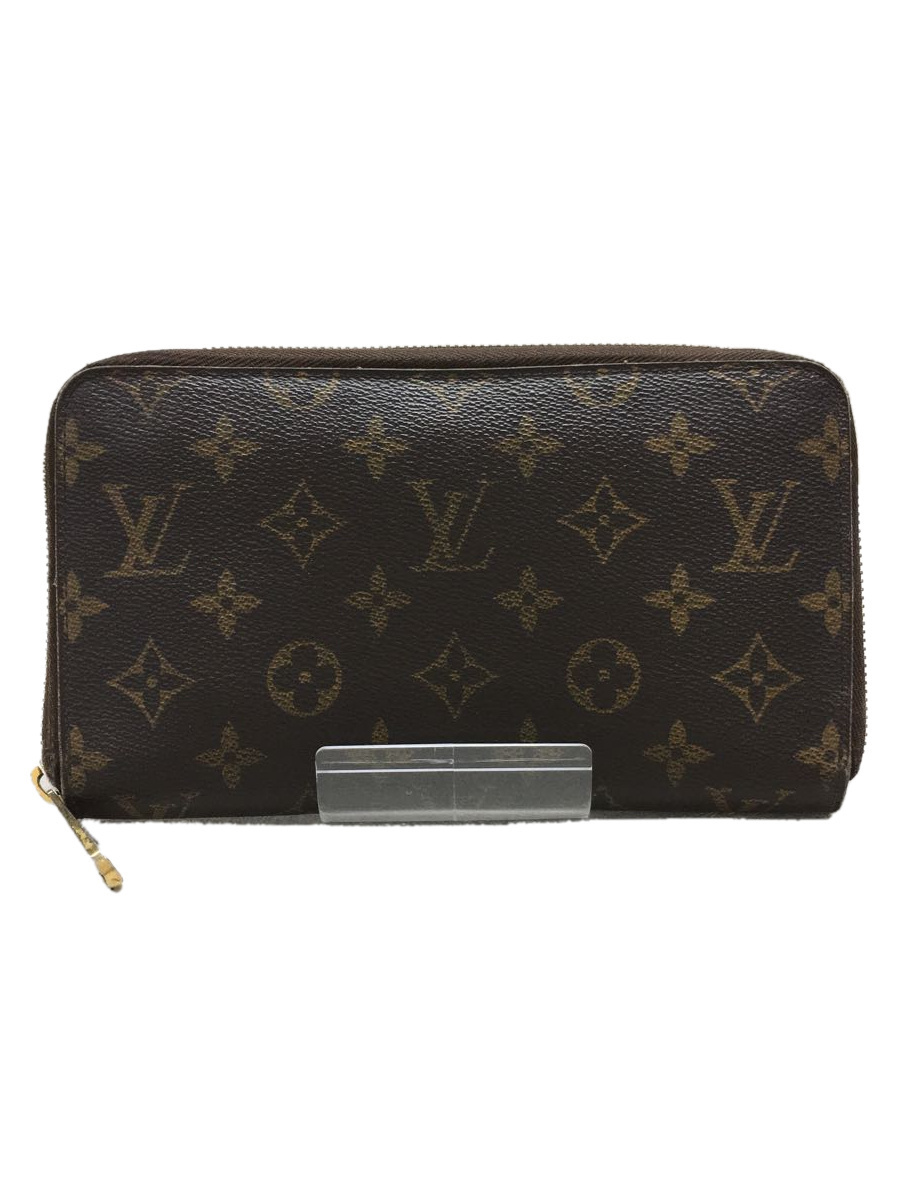 LOUIS VUITTON◆ジッピー・オーガナイザー_モノグラム_BRW/PVC/BRW/M60002/2012_画像1