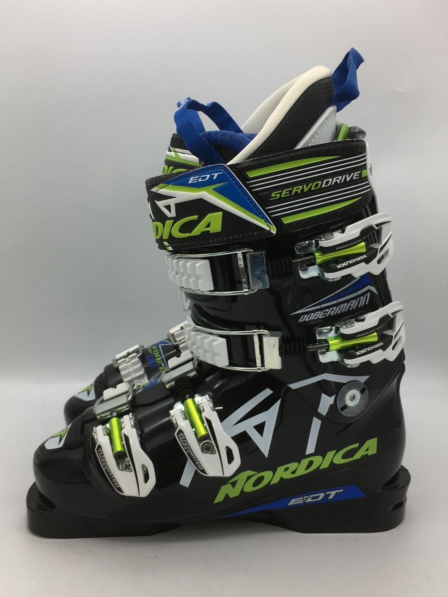 NORDICA* ski boots /22.5cm/BLK/ Doberman 130/ sole length 270mm