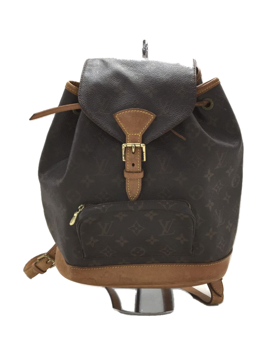 LOUIS VUITTON◇モンスリMM_モノグラムキャンバス/PVC/BRW