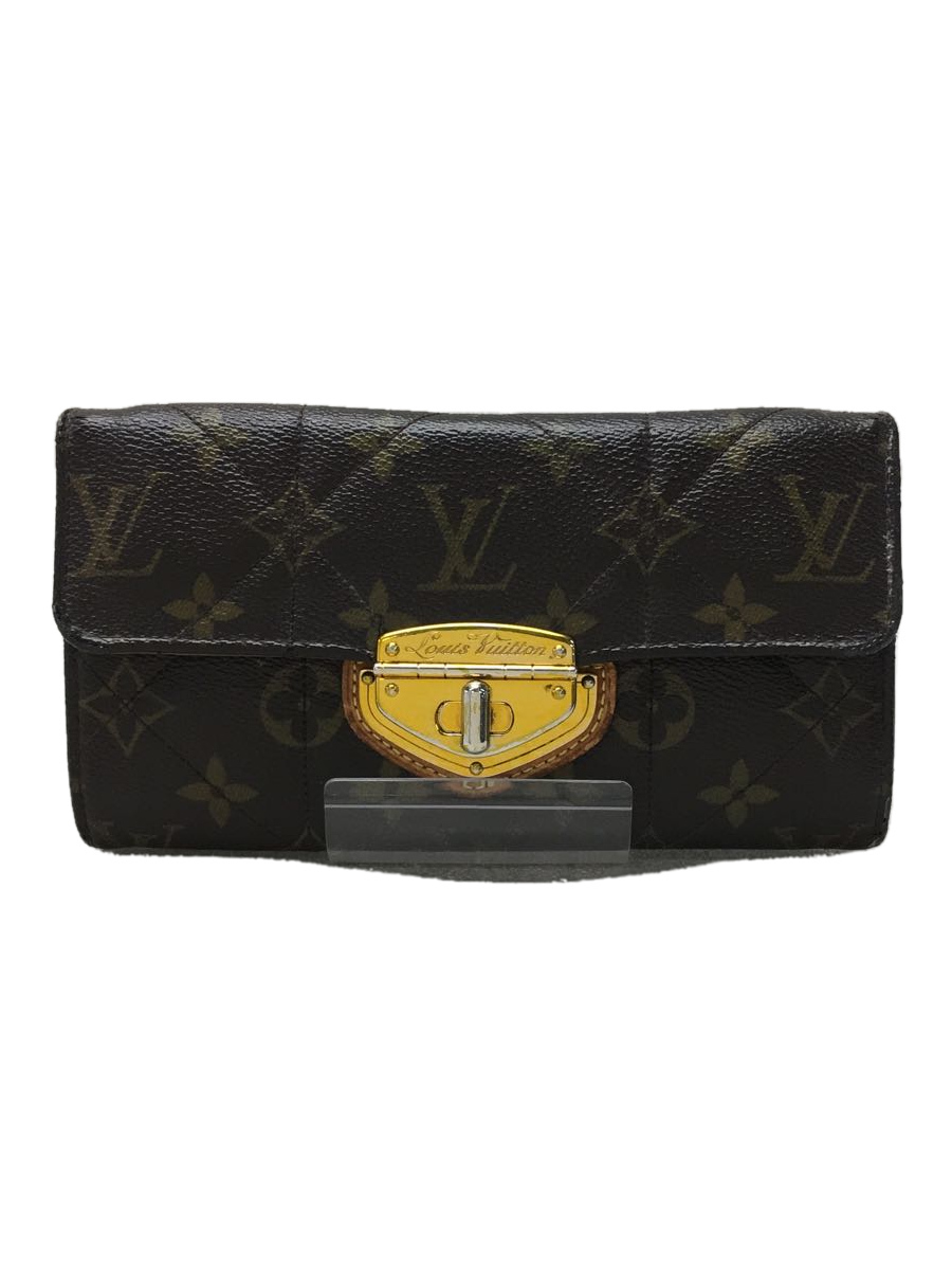 LOUIS VUITTON◆ポルト・フォイユ・サラ_モノグラム・エトワール_BRW/PVC/BRW/総柄/レディース