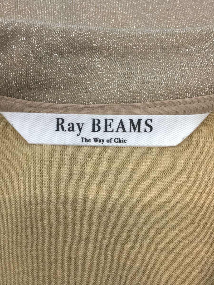 RAY BEAMS◆長袖シャツ/-/レーヨン/BEG/ラメ/61-14-0579-101_画像3