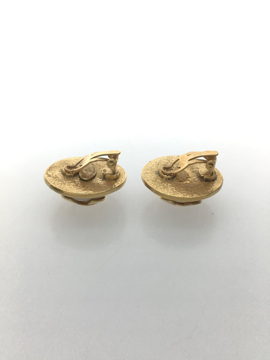 CHANEL◆イヤリング/-/パール/GLD/ココマーク/箱有_画像2