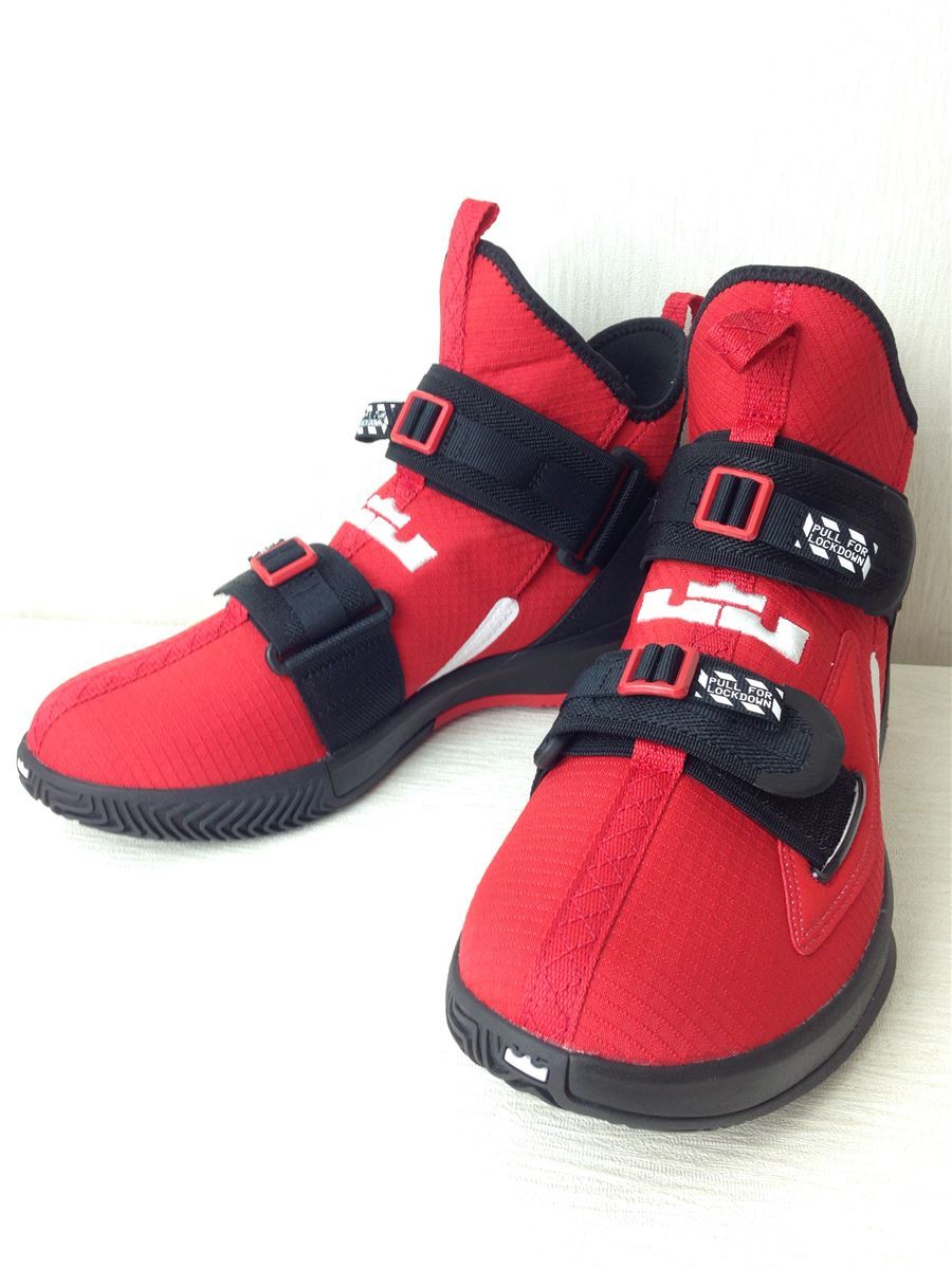 NIKE◆ハイカットスニーカー/27.5cm/RED