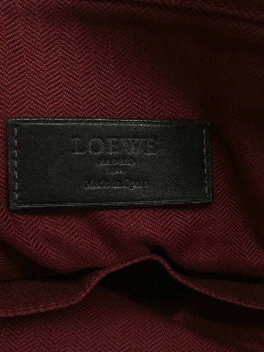 LOEWE◆2WAY/ブリーフケース/レザー/BLK_画像3