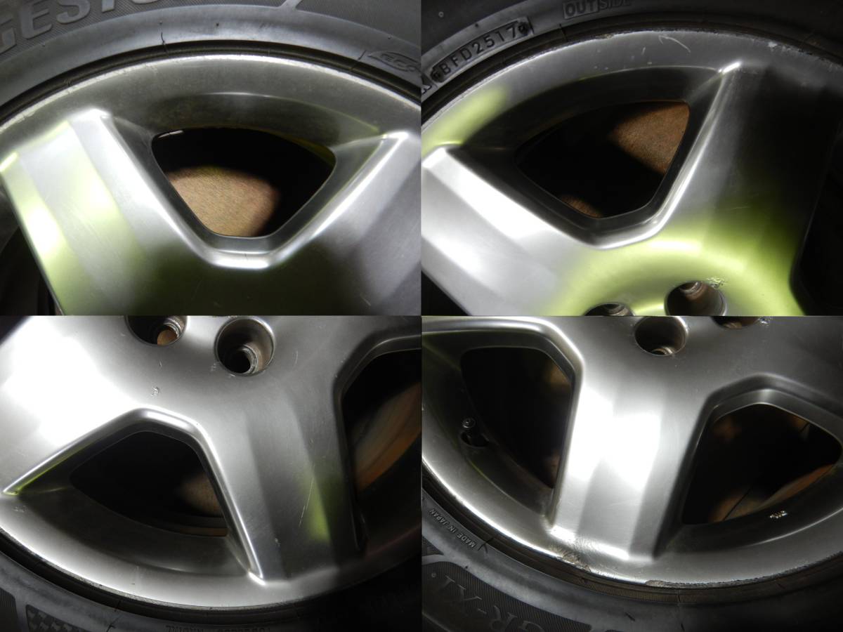 H2821) TOYOTA 30セルシオ 後期 18×7.5JJ+45 純正ホイール 245/45R18