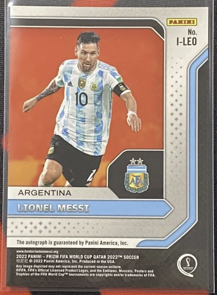 ☆2022 Panini Prizm FIFA World Cup Lionel Messi International Ink