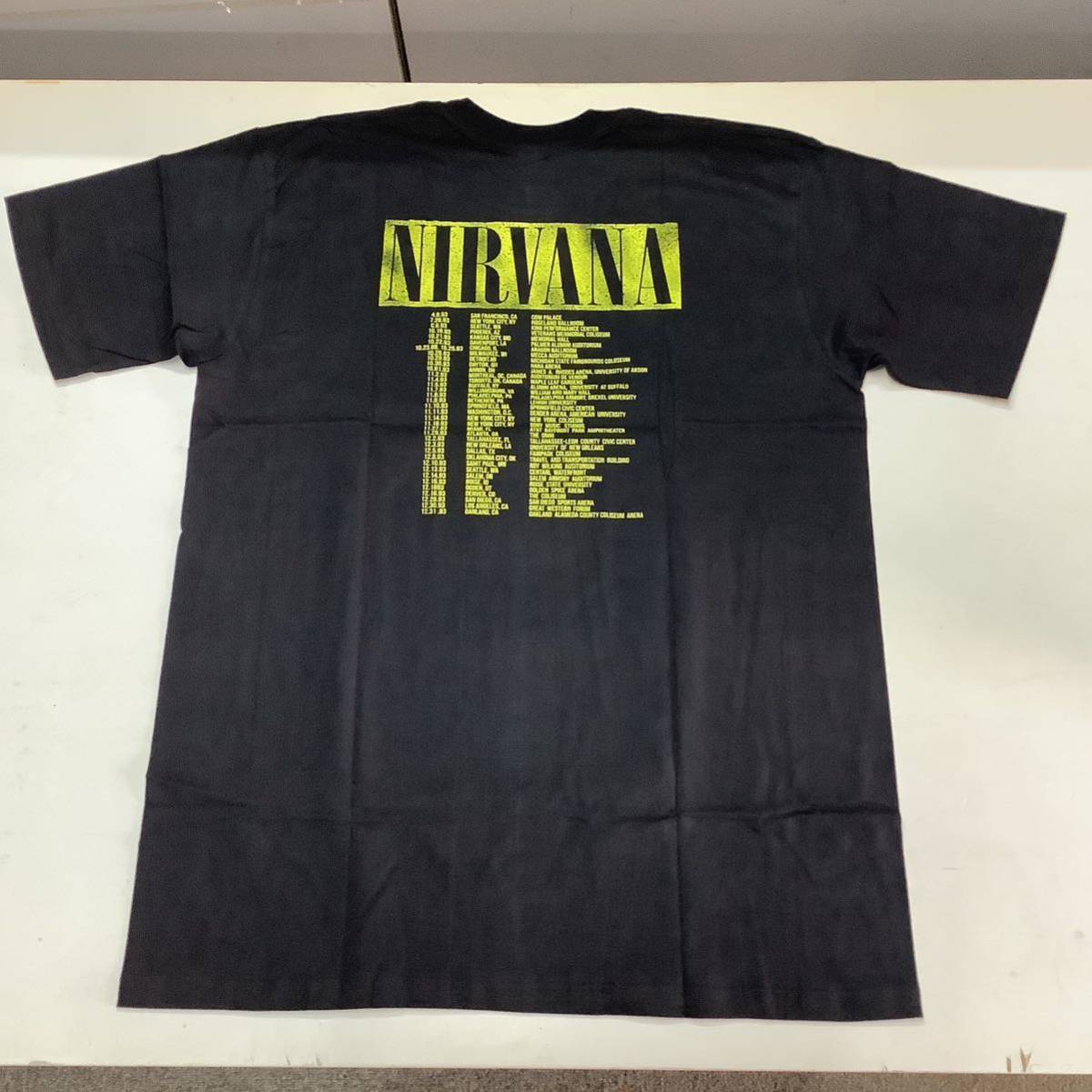 SRXLC2. バンドTシャツ XLサイズ　NIRVANA ⑤ ニルヴァーナ　ニルバーナ　ロックTシャツ_画像4