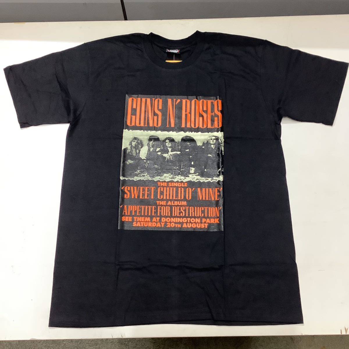 SRXLC3. バンドTシャツ　XLサイズ　GUNS N’ ROSES ① ガンズアンドローゼズ