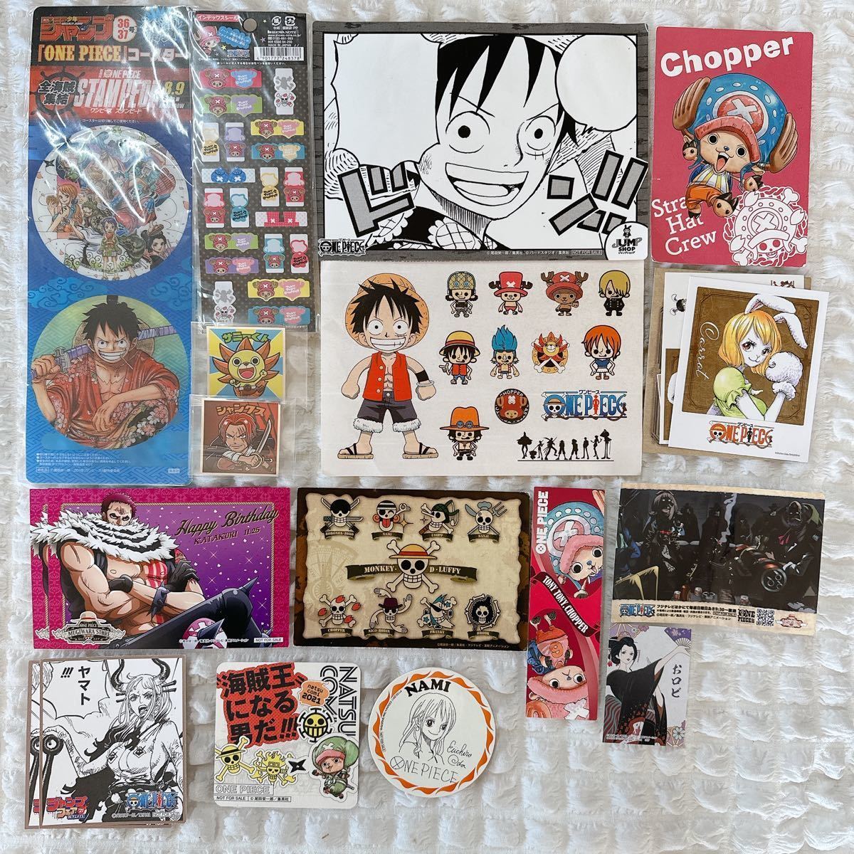 199 ONE PIECE ステッカー ポストカード等 18点セット ワンピース