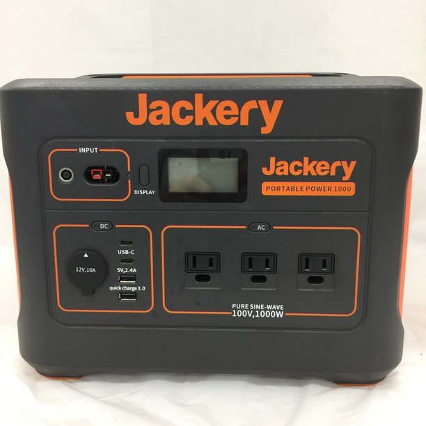 BCAK5004】Jackery ジャクリ ポータブル電源 1002Wh/1000W 通電未確認